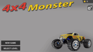 Go off road with a 4x4 monster truck