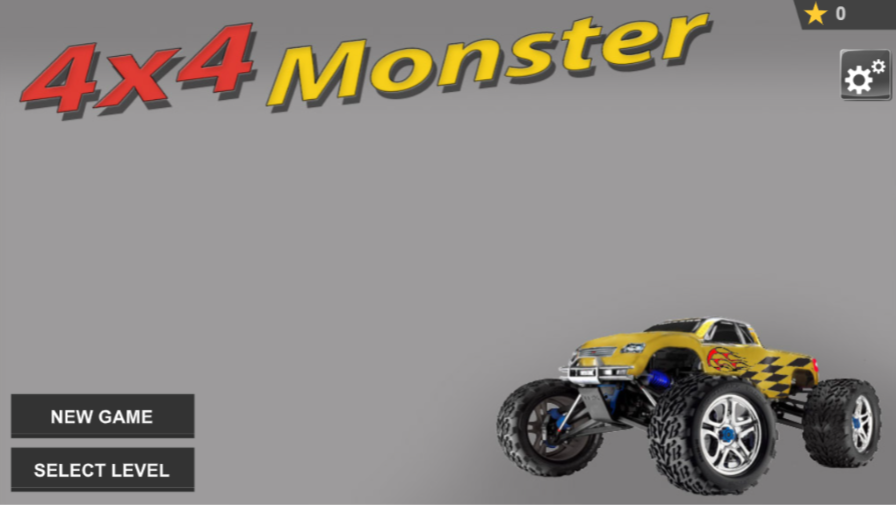 Go off road with a 4x4 monster truck